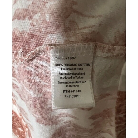 Garnet Hill Maxi Dress Twist V Neck Floral Toile Medium Boho Trad Homestead - Picture 12 of 13